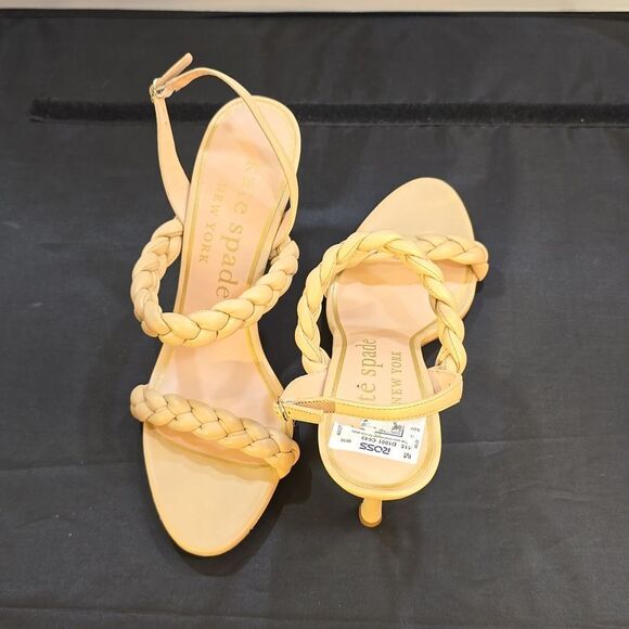 BRAND NEW KATE SPADE NEW YORK WOMENS SAFFRON LEATHER DRESSY SLINGBACK SANDAL - Picture 6 of 16